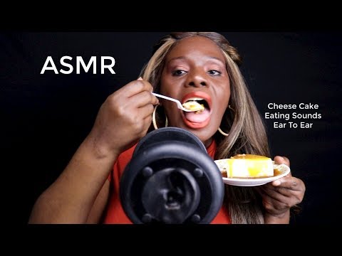 Trying Cheese Cake ASMR Eating Putting You To Sleep