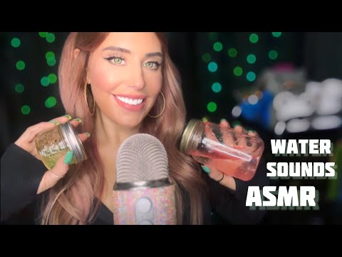 ASMR 🩵 Water sounds for TINGLES & DEEP SLEEP (with & without echo) 💚