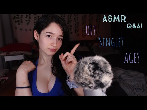 ASMR Get to Know Me Q&A | Fluffy Mic + Mouth Sounds