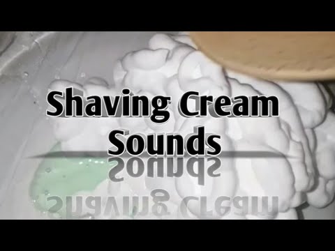 ASMR || Shaving cream sounds ||