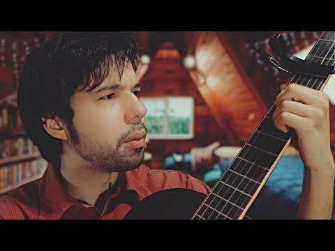 Relaxing in a Cozy Wood Cabin [ASMR] 🌲Nature Sounds 🎸Guitar ⋄ Normal Roleplay ⋄  Personal Attention