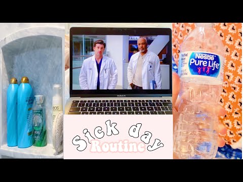 Sick day in my life- aesthetic
