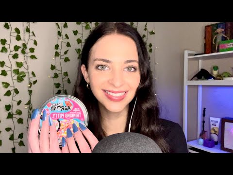 ASMR| Trying Out Crazy Aaron’s Thinking Putty with a Whisper/Ramble💙