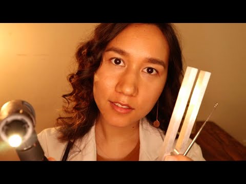 [ASMR] Ear Exam, Ear Cleaning and Hearing Test (Medical Roleplay Otoscope, Ear to Ear, Soft Spoken)