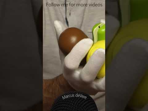 ASMR Wooden Play Fruit Clanking And Shuffling Together #short