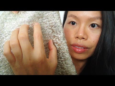 ASMR Fabric Scratching a Pillow Case hehe (iphone mic version)