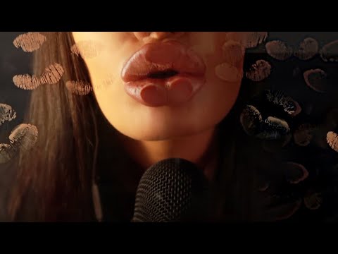 ASMR - Glass Kisses Effect / Kissing Your Screen 💋