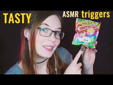 ASMR Tasty Triggers - Soft Speaking, Crinkles Galore