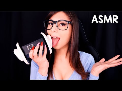ASMR The BEST Ear Licking EVER 😛😴 (For Relaxation, Sleep, & Stress Relief)