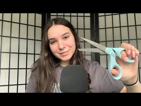 ASMR Scissors (Tapping, Snipping, and Paper Cutting)
