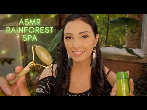ASMR World Spa | Jungle | Relaxing Hair Treatment, Face Skin, Scalp