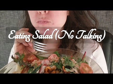 ASMR Eating Salad (Binaural, No Talking)