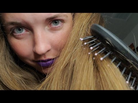 Hair Touching, Brushing, and Soft Kisses ASMR Request