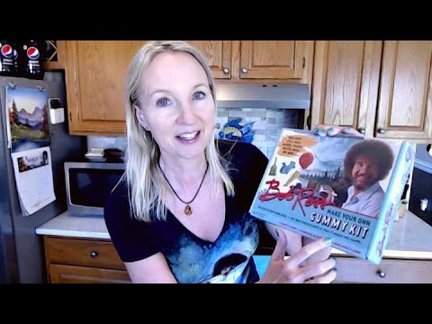 ASMR | Trying a Bob Ross Gummy Kit (Soft Spoken)