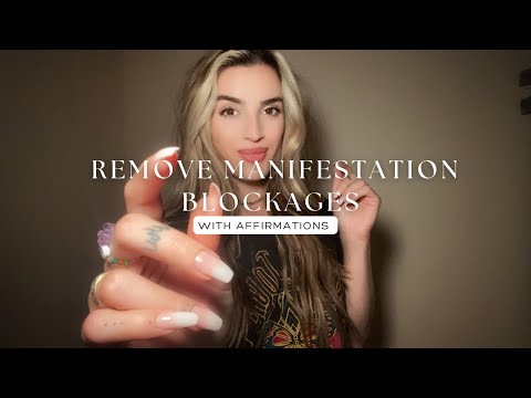 Reiki ASMR to Remove Manifestation Blockages I Selenite Tapping and Affirmations