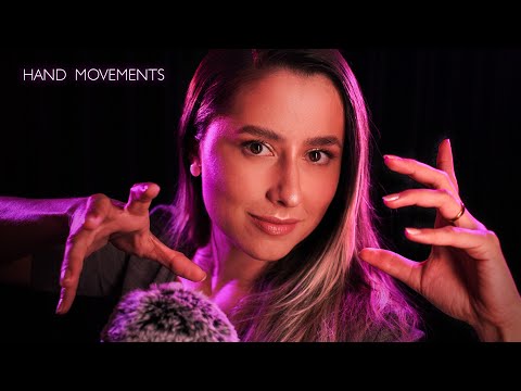 ASMR Hand movements around the mic to tease your brain 😌 + mouth sounds and hand sounds