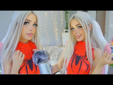 nerdy girl asmr | fabric touch | trigger words for sleep | mouth sounds | roleplay | marvel cosplay