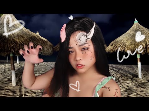 Demon Slayer Beach Episode 3 ASMR | Nezuko Beats You Up, Talks, and Heals You
