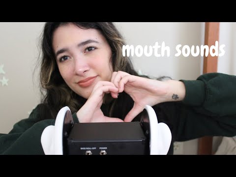 ASMR 🤍 3Dio Mouth Sounds Ear to Ear