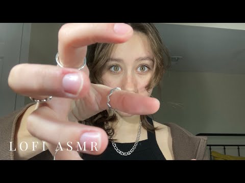 LOFI ASMR fast and unpredictable mouth sounds and hand movements