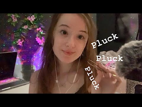ASMR Plucking And Snipping Negativity✨
