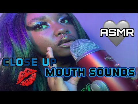 ASMR Close Up Mouth Sounds 🤤💦 #asmr #asmrmouthsounds #mouthsounds #asmrtingles #asmrsounds