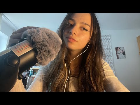 first ASMR video with a fluffy mic (mostly a ramble)