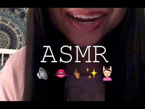 ASMR SATISFYING mouth sounds and tapping trigger sounds