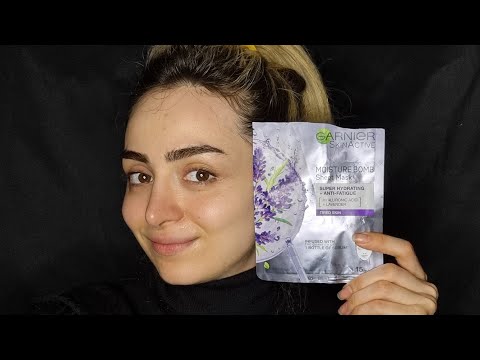 Facial asmr massage and skincare | Tapping | Whispers