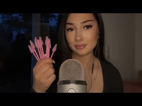 ASMR spoolie sounds 💞 NO TALKING (mouth sounds, noms, mic sounds, tapping)