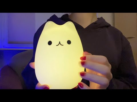 ASMR tapping on cute items 🎀