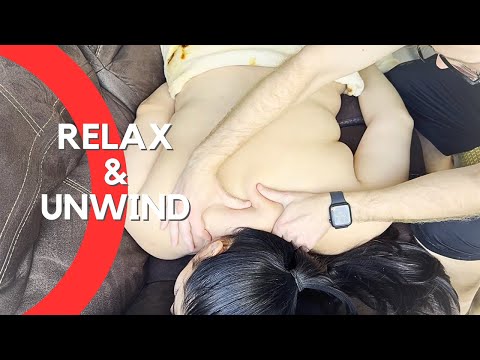 ASMR Best Massage to Relax & Unwind | Back Massage Light to Deep to Light | No Talking