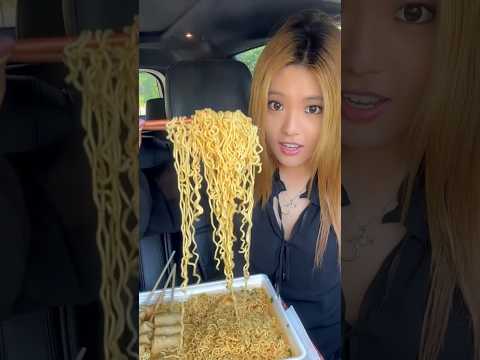 POV: WHEN MOM LETS YOU EAT ONLY ONE RAMEN... #shorts #viral #mukbang
