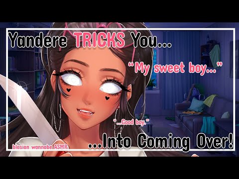 [F4M] 🔪💕Obsessed yandere TRICKS you into coming over...( Don't drink the tea!) 💕🔪┊ ASMR Roleplay