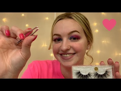 [ASMR] Friend Does Your Eyelash Extensions RP