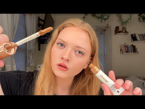 Frantically doing your makeup for a date ~ ASMR ~ using glossier (Role-play) ✨