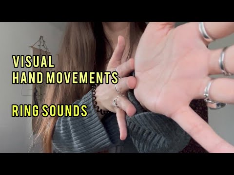ASMR Fast & Aggressive Visual Hand Movements | Hand Spirals, Ring Sounds