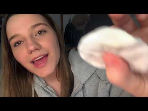 ASMR ROLEPLAY|| Friend shows how to remove blemishes on face ||Duvolle Sonic brush||
