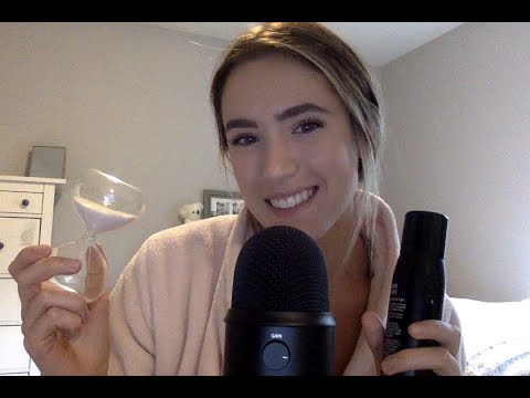 ASMR | My First ASMR Video: Whispers, Tapping, Brushing, etc.