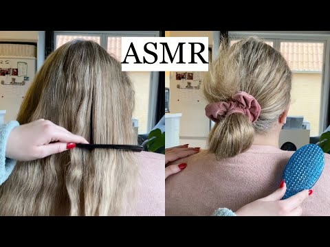 ASMR | 1 HOUR RELAXING HAIR PLAY WITH MOM 🤍 (no talking)