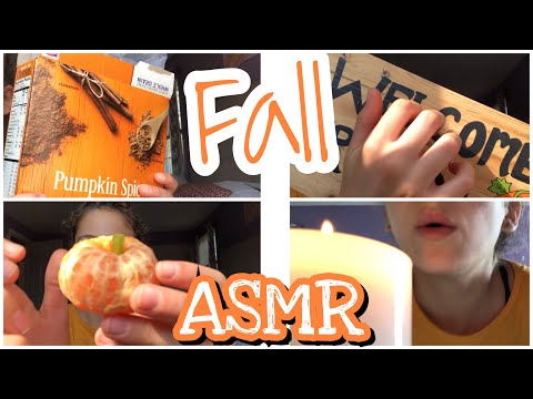 ASMR: Fall Edition (crunching, eating, candle blowing,tapping, mouth sounds, etc)