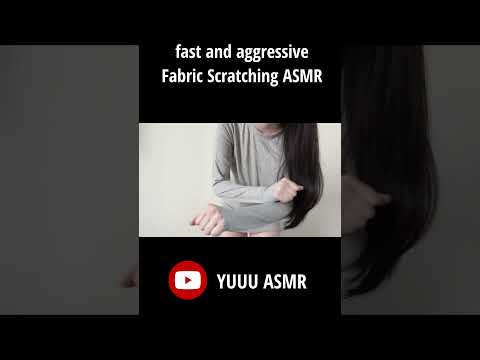 fast and aggressive Fablic Scratching asmr