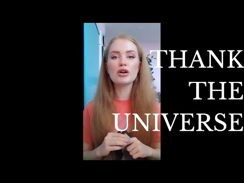 THANK THE UNIVERSE: Tiny Trance Time Hypnosis with Professional Hypnotist Kimberly Ann O'Connor