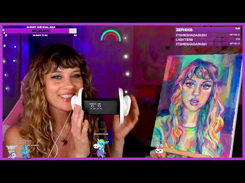 ✨ Saturday Night LIVE ASMR 👂 Painting & Art Show 🎨 Tingles ✨ Happy Saturday!!! August 7th 2021 ✨