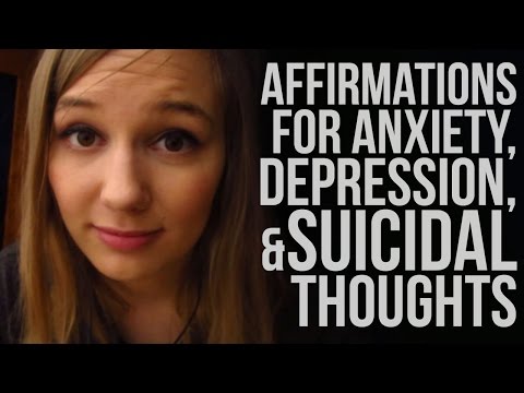 [ASMR] Affirmations for Anxiety, Depression & Suicidal Thoughts (softly spoken)