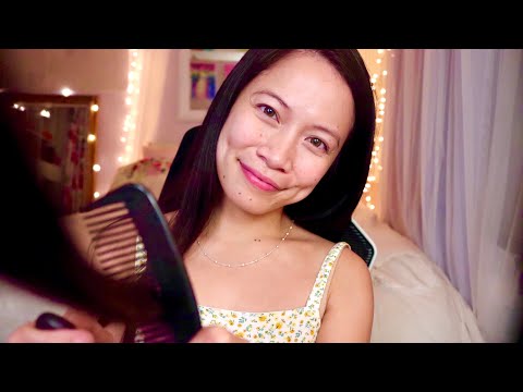 🔴 LIVE ASMR Ear Play/Hairbrushing/Story Time (not prerecorded)