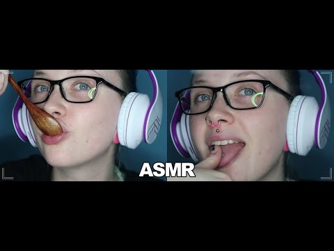 ASMR Acrylic Sheet Spit Painting & Eating You With A Spoon 💧