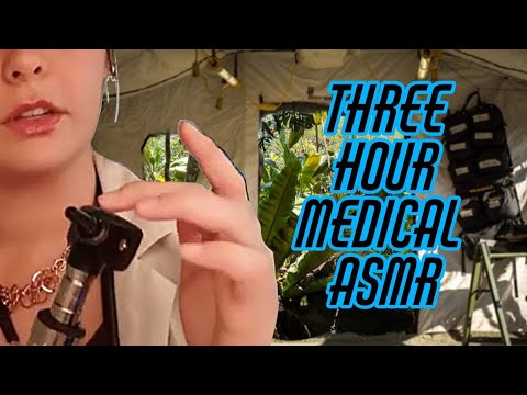 ASMR Cozy Wilderness Medical Exam with Real Physician (3 hr physical exam, gloves) Binaural Rescue