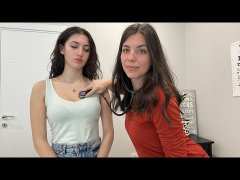 ASMR Real Person Head To Toe Assessment (Face, Abdominal, Back Exam) Soft Spoken Roleplay for SLEEP
