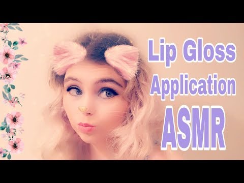 ASMR // Lip Gloss Application // Plus Dog Sounds